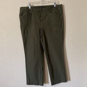 Banana Republic Khaki Green Pant, Size 14